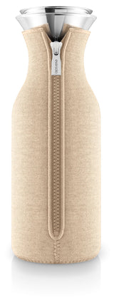Fridge carafe 1.0l Soft beige woven