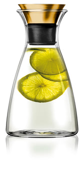 Carafe drip-free 1.0 l fliptop lid brass