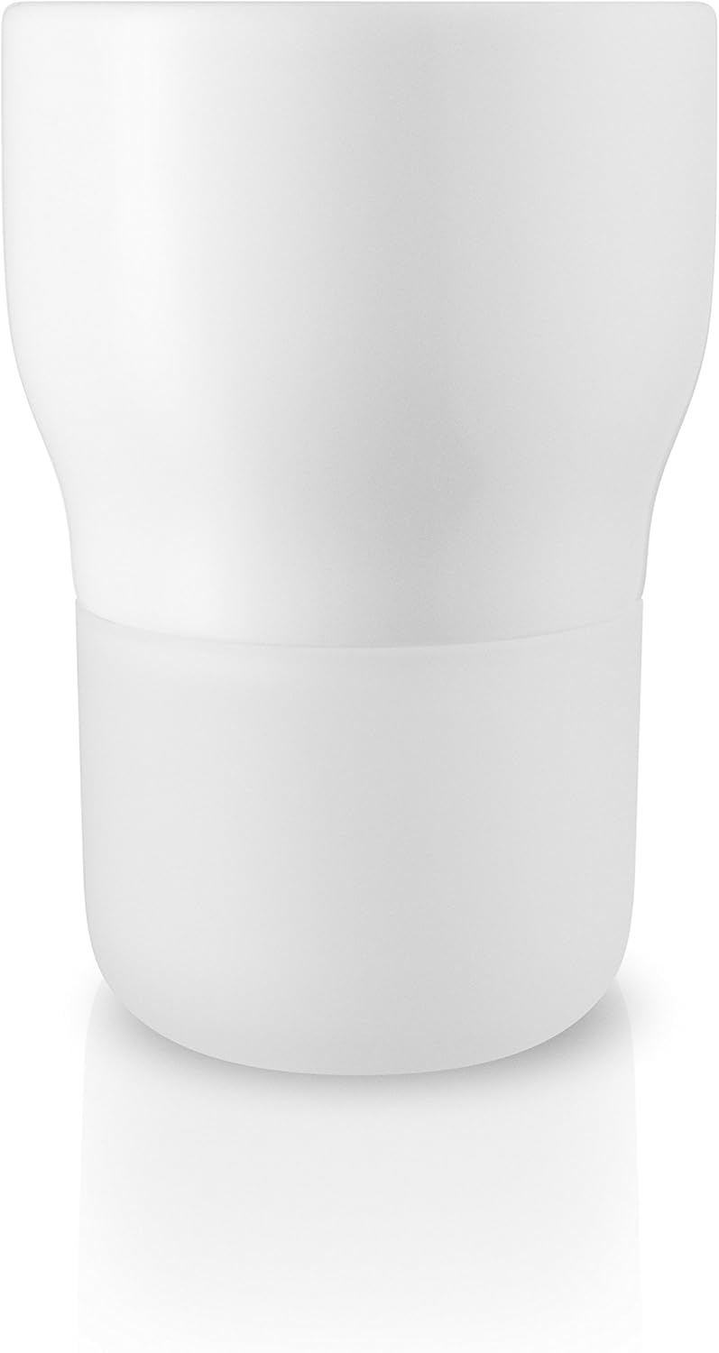 Self watering plant pot 13cm Chalk white