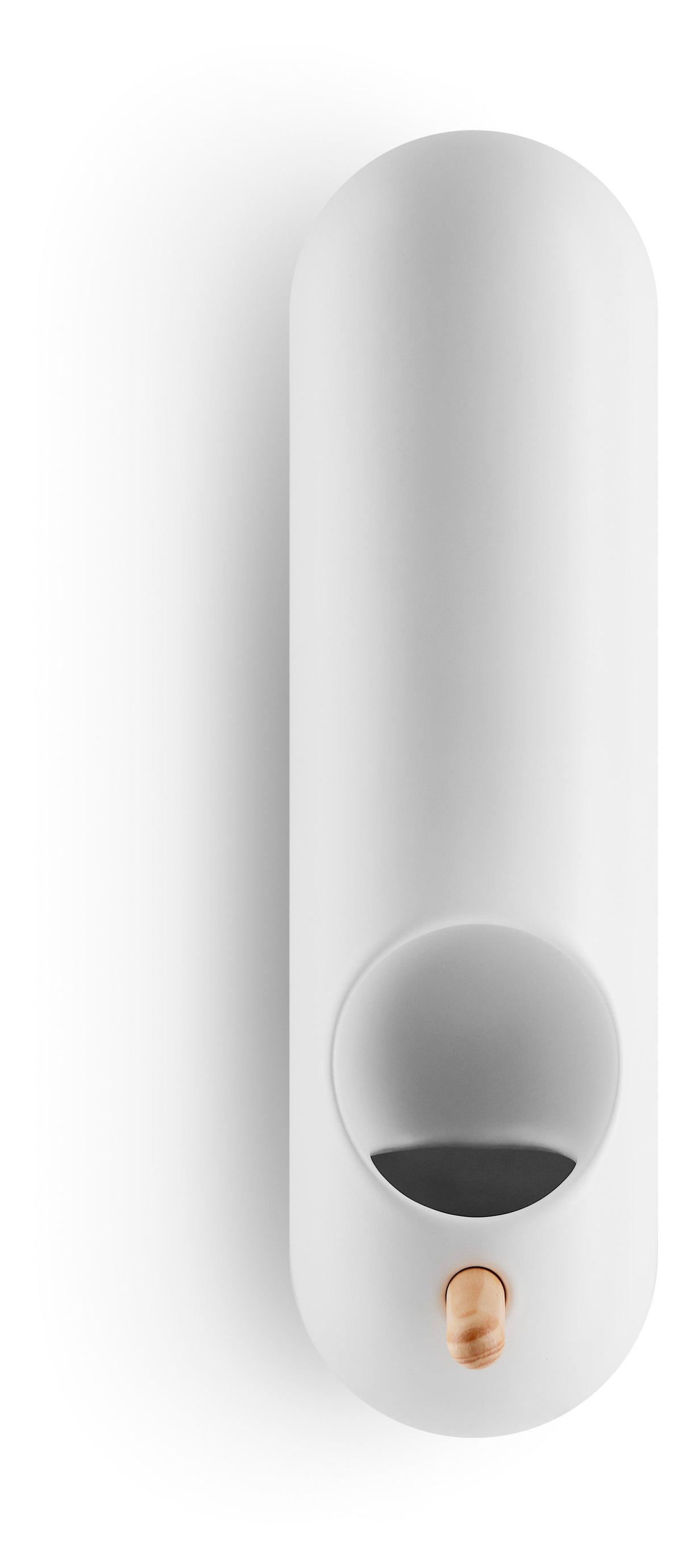 Bird feeder tube wall-mounted