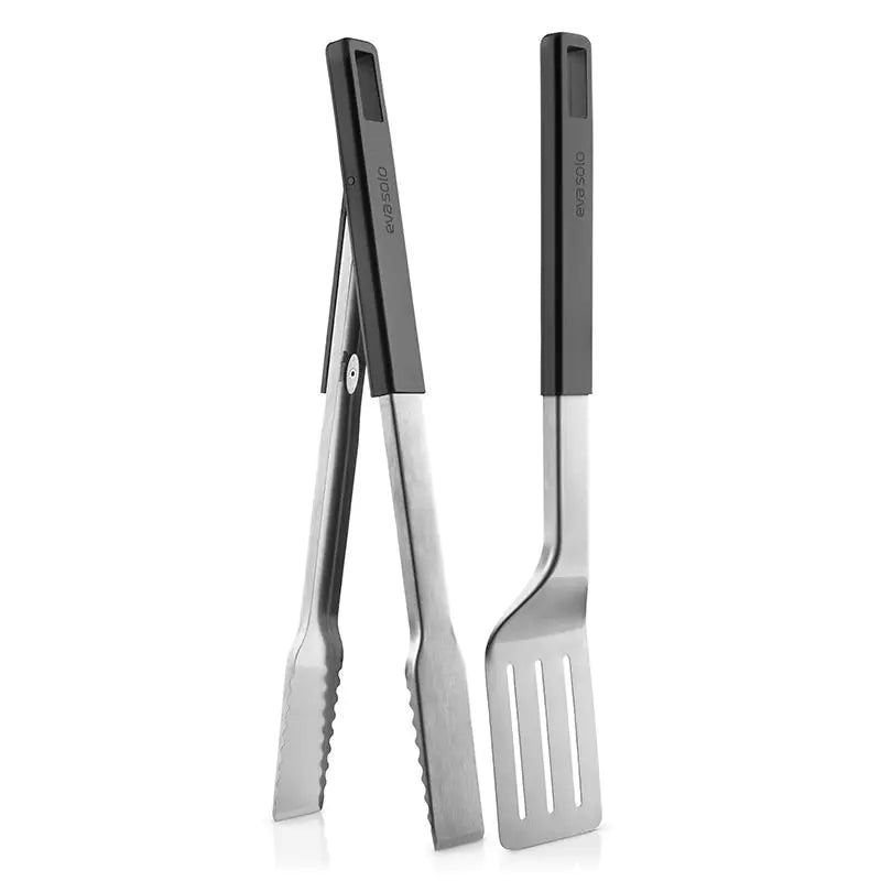 Grill set whit tongs and spatula