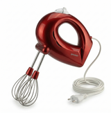 Gildo Hand Mixer Metallic Red