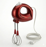 Gildo Hand Mixer Metallic Red