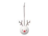 Hoptimist Reindeer Ornament 2 pcs. White
