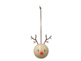 Hoptimist Reindeer Ornament 2 pcs. Latte