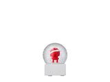 Hoptimist Santa Snow Globe S Red