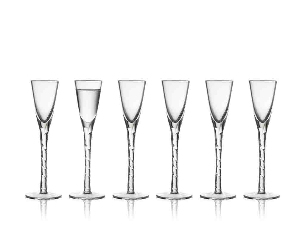 Aquavit glass Paris 2.5 cl 6 pcs Clear