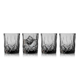 Whisky glass Sorrento 32 cl 4 pcs Smoke
