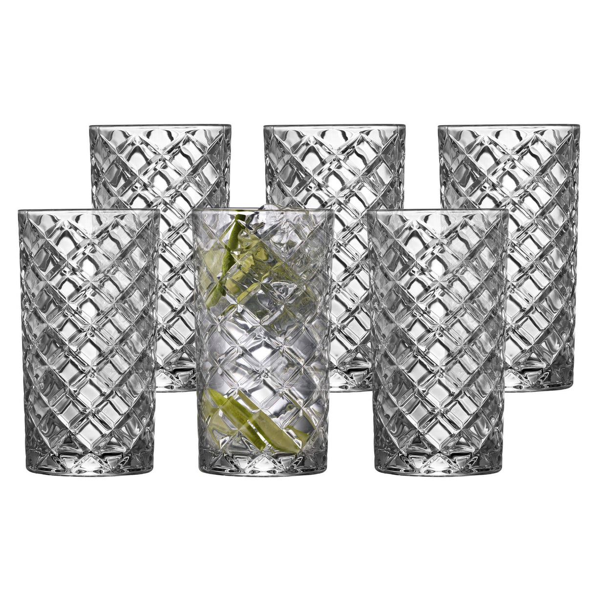 Highball Diamond 41 cl 6 pcs Clear