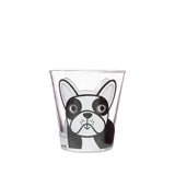 Jane Foster Glass Tumbler  French Dog