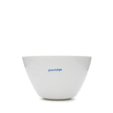 Keith Brymer Jones - Word Range - Medium Ceramic White Bowl - porridge - 500ml - Gift Boxed