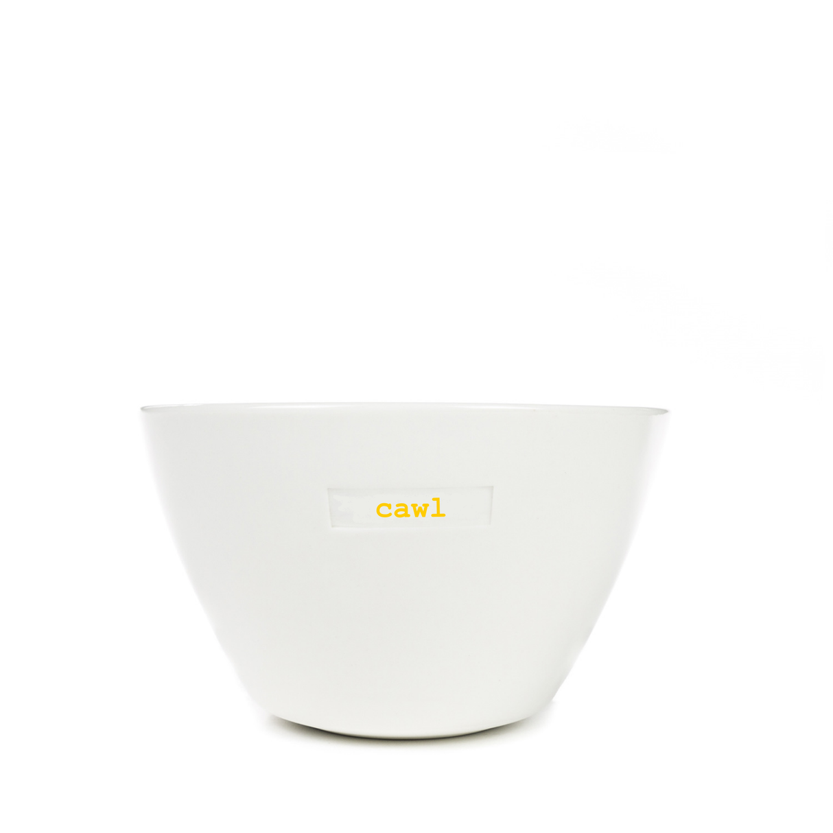 Keith Brymer Jones - Word Range - Medium Ceramic White Bowl - porridge - 500ml - Gift Boxed