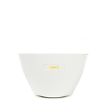 Keith Brymer Jones - Word Range - Medium Ceramic White Bowl - porridge - 500ml - Gift Boxed