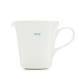 Keith Brymer Jones - Word Range - Medium Ceramic White Jug - milk - 250ml - Gift Boxed