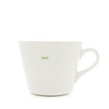 Keith Brymer Jones - Word Range - Standard Ceramic White Mug - tea - 350ml - Gift Boxed