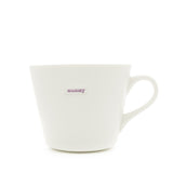 Keith Brymer Jones - Word Range - Standard Ceramic White Mug - mummy - 350ml - Gift Boxed