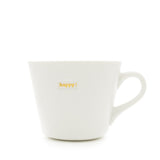 Bucket Mug Medium - 350ml - Happy! (Orange)