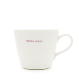 Keith Brymer Jones - Word Range - Standard Ceramic White Mug - drama queen - 350ml - Gift Boxed