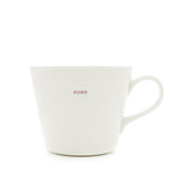 Keith Brymer Jones - Rude Word Range - Standard Ceramic White Mug - xoxo - 350ml - Gift Boxed