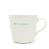 Bucket Mug Large - 500ml - Size Does Matter! (Blue)