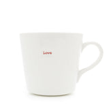 Bucket Mug Large - 500ml - Love (Red)