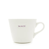 Keith Brymer Jones - Word Range - Standard Ceramic White Mug - me me me - 350ml - Gift Boxed