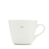 Bucket Mug Medium Pair - 350ml - Mr (Red) & Mrs (Lilac)