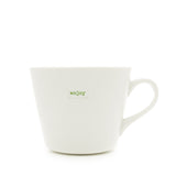 Keith Brymer Jones - Word Range - Standard Ceramic White Mug - enjoy - 350ml - Gift Boxed