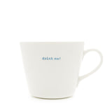 Keith Brymer Jones - Word Range - Standard Ceramic White Mug - drink me! - 350ml - Gift Boxed