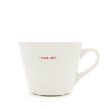 Bucket Mug Medium - 350ml - Fuck It! (Red)
