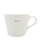 Keith Brymer Jones Bucket Mug 350ml Pair - bride & groom