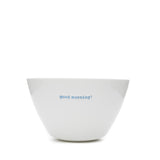 Keith Brymer Jones - Word Range - Medium Ceramic White Bowl - good morning! - 500ml - Gift Boxed