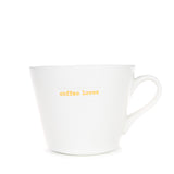 Bucket Mug Medium - 350ml - Coffee Lover (Orange)