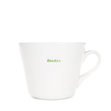Keith Brymer Jones - Word Range - Standard Ceramic White Mug - foodie - 350ml - Gift Boxed