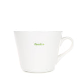 Keith Brymer Jones - Word Range - Standard Ceramic White Mug - foodie - 350ml - Gift Boxed