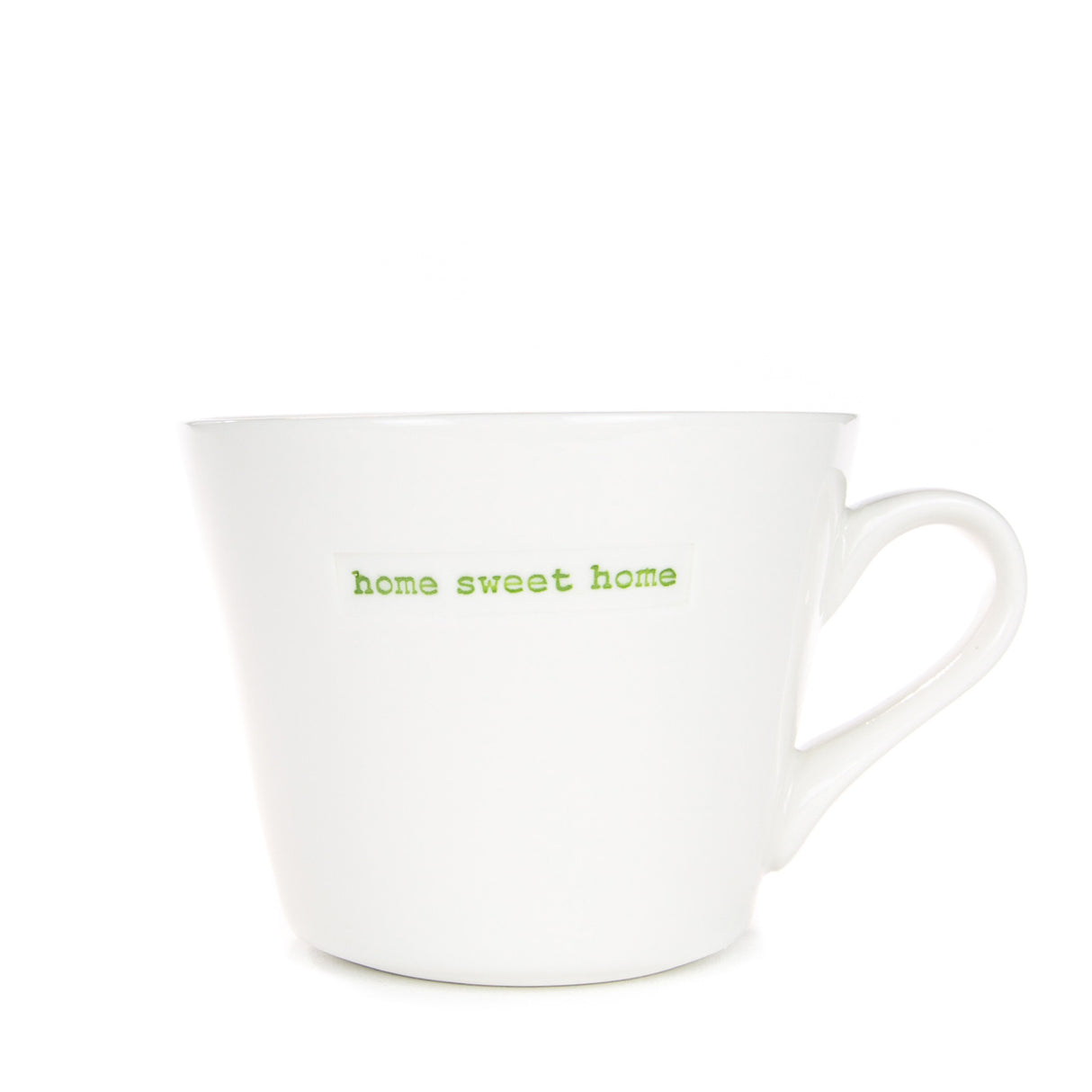 Keith Brymer Jones - Word Range - Standard Ceramic White Mug - home sweet home - 350ml - Gift Boxed
