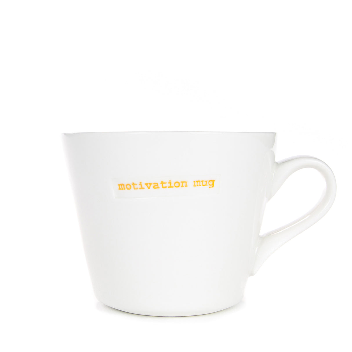 Keith Brymer Jones - Word Range - Standard Ceramic White Mug - motivation mug - 350ml - Gift Boxed