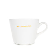 Keith Brymer Jones - Word Range - Standard Ceramic White Mug - motivation mug - 350ml - Gift Boxed