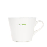 Keith Brymer Jones - Word Range - Standard Ceramic White Mug - old fart - 350ml - Gift Boxed