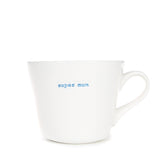 Bucket Mug Medium - 350ml - Super Mum (Blue)