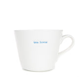 Keith Brymer Jones - Word Range - Standard Ceramic White Mug - tea lover - 350ml - Gift Boxed