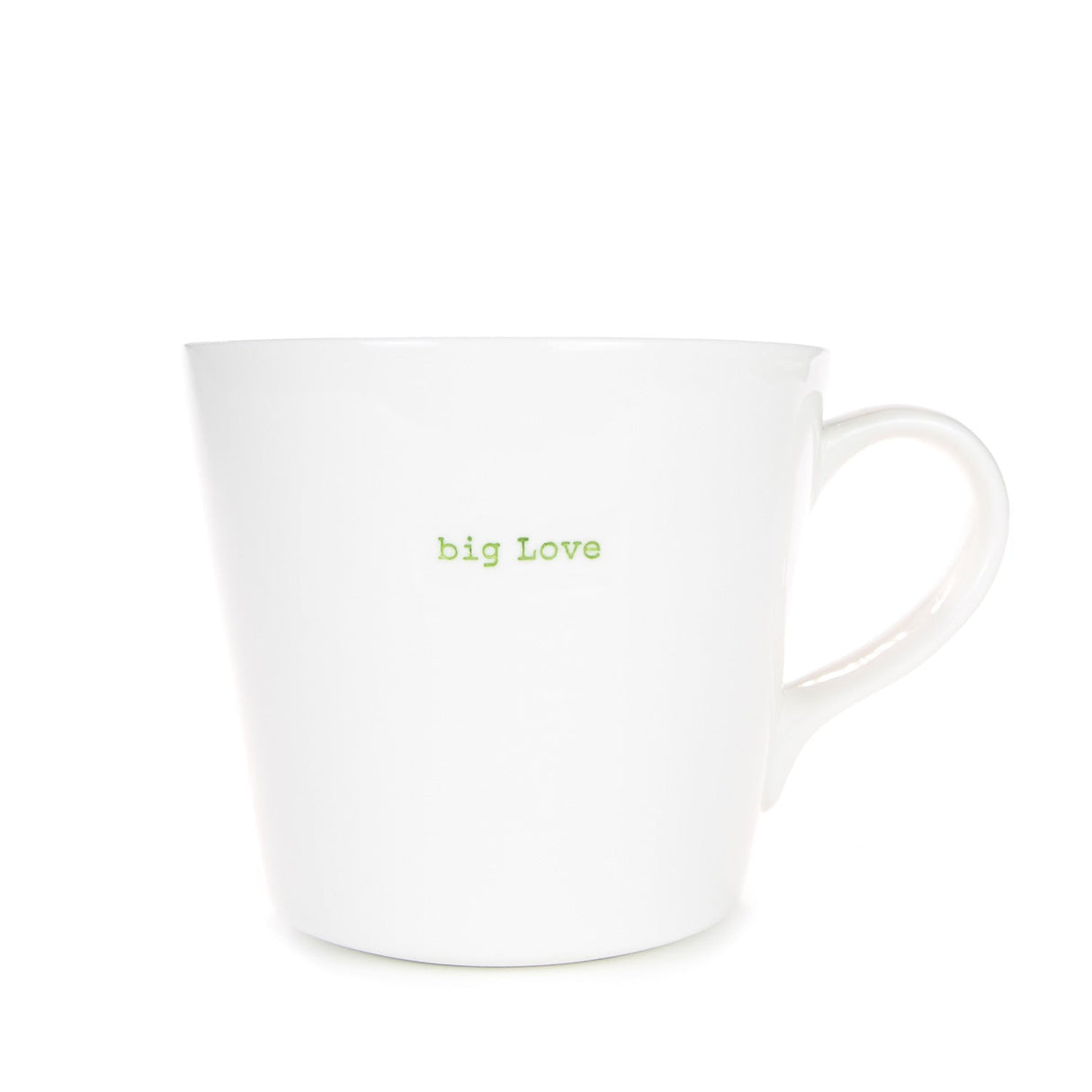 Bucket Mug Large - 500ml - Big Love (Green)