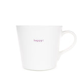Bucket Mug Large - 500ml - Happy! (Lilac)