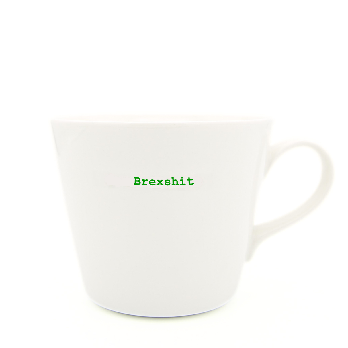 Keith Brymer Jones - Rude Word Range - Standard Ceramic White Mug - brexshit - 350ml - Gift Boxed