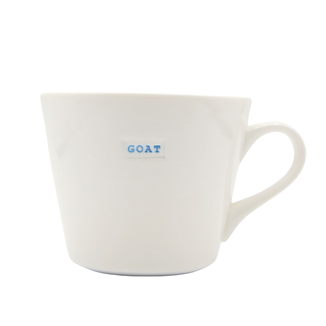 Keith Brymer Jones - Word Range - Standard Ceramic White Mug - superstar - 350ml - Gift Boxed