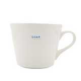 Bucket Mug Medium - 350ml - Goat (Blue)