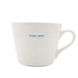 Bucket Mug Medium - 350ml - Fake News (Blue)