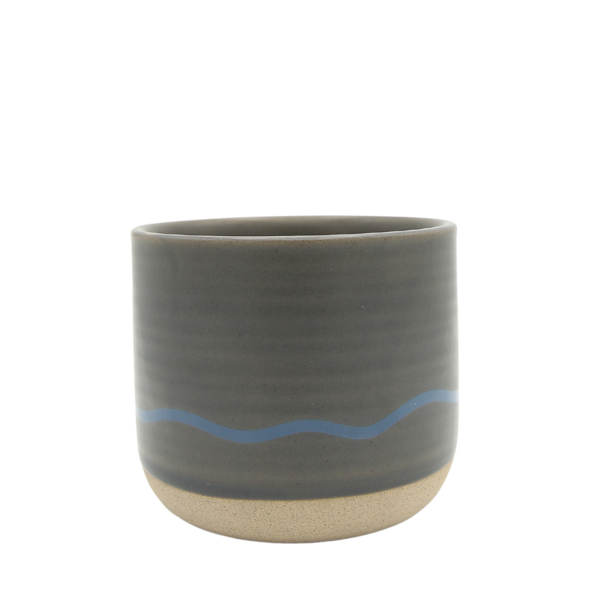 Keith Brymer Jones - Studio Range - Standard Ceramic White Mug - Slate & Blue - 350ml - Gift Boxed