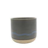 Keith Brymer Jones - Studio Range - Standard Ceramic White Mug - Slate & Blue - 350ml - Gift Boxed