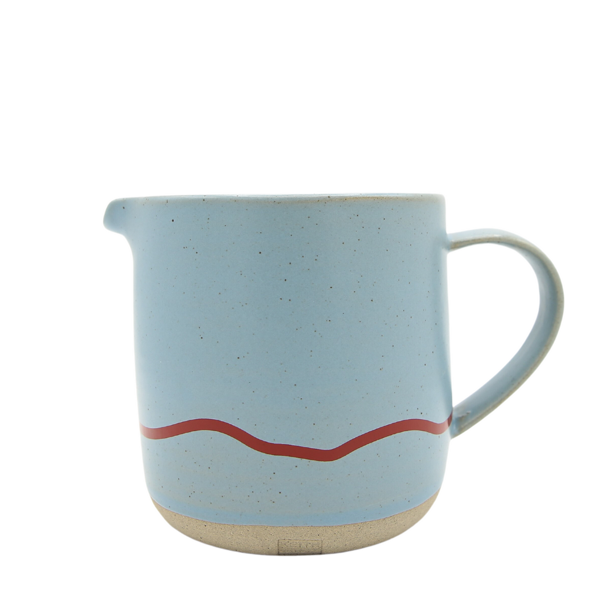 Keith Brymer Jones Studio Collaboration Range - Ceramic Large Jug - Clear Sky & Red - 400ml - Gift Boxed